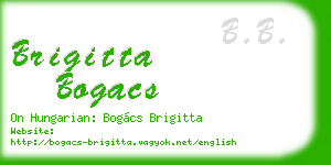 brigitta bogacs business card